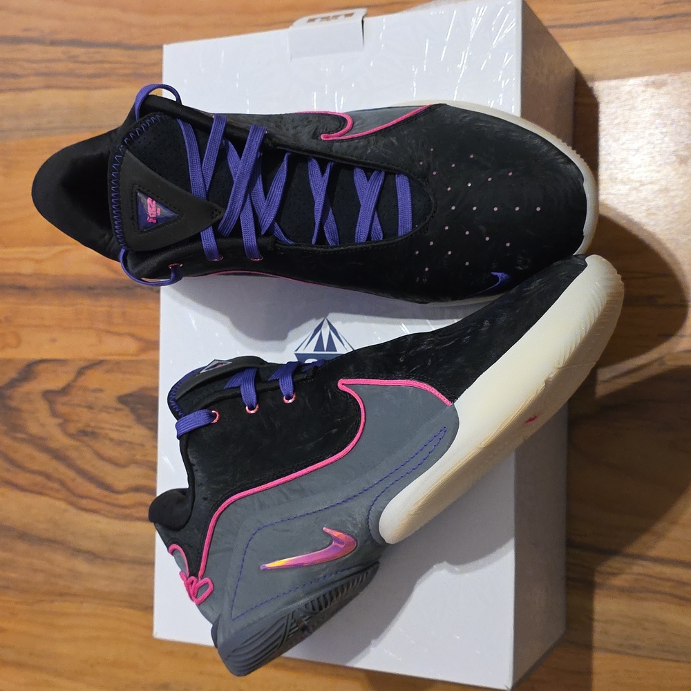 NEW Nike LeBron 22 XXII Black Grey Blacklight